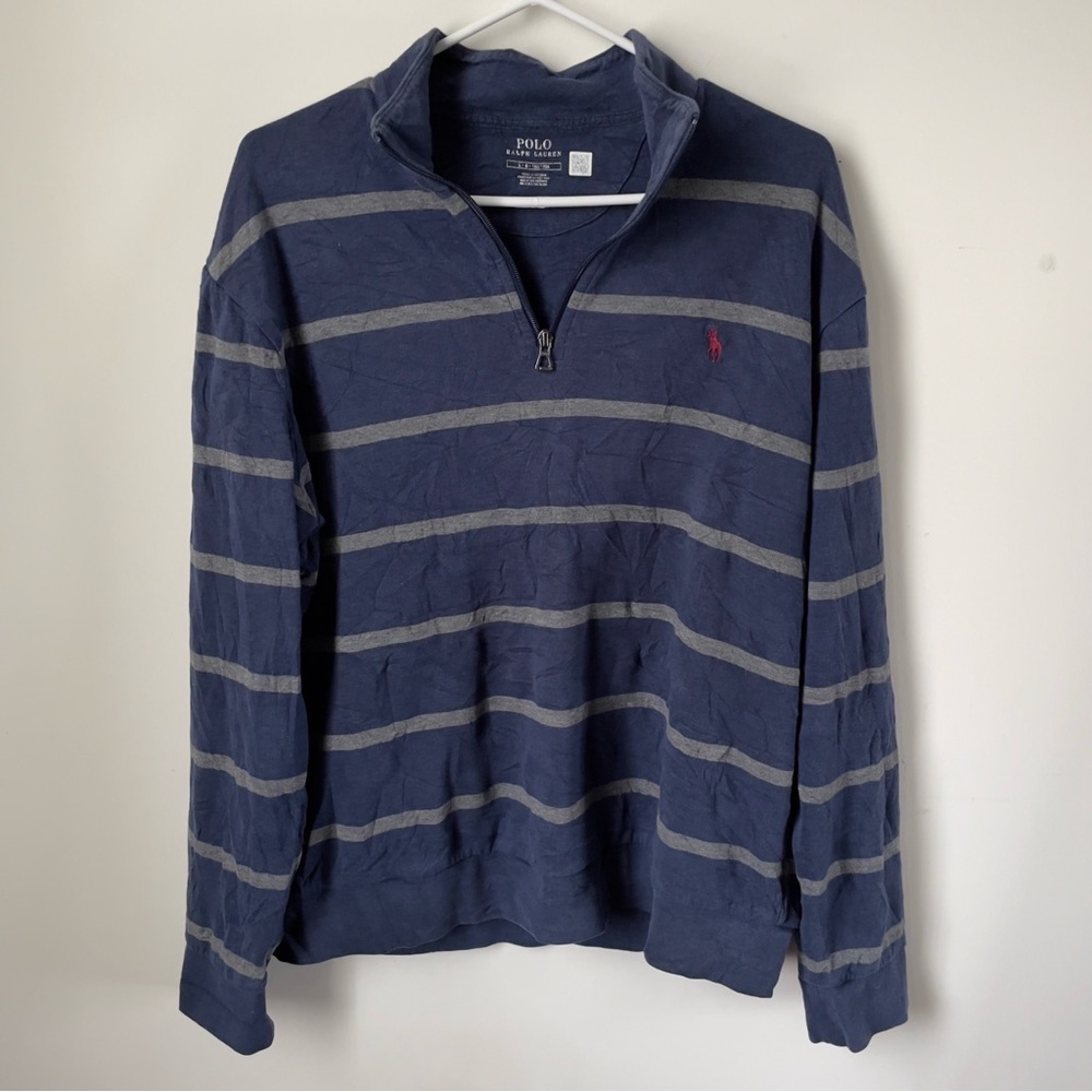 Polo Ralph Lauren Long Sleeve Quarter Zip Pullover Sweatshirt